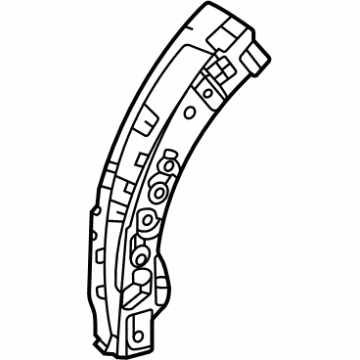 Toyota 53714-0E010 Front Extension, Driver Side