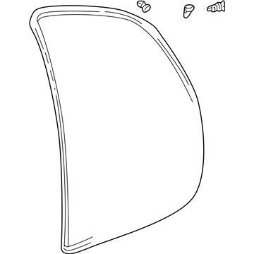 Toyota Echo Door Seal - 67871-52040