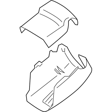 2007 Toyota Camry Steering Column Cover - 45286-33937-E2