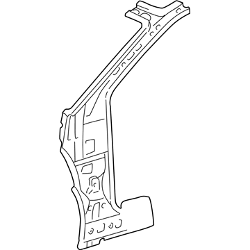 Toyota 61024-52011 Pillar Sub-Assy, Front Body, Inner LH
