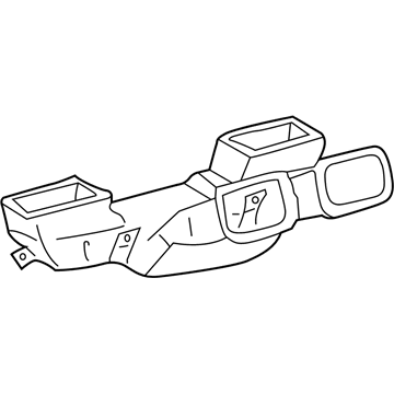 Toyota 55835-17030 Center Duct