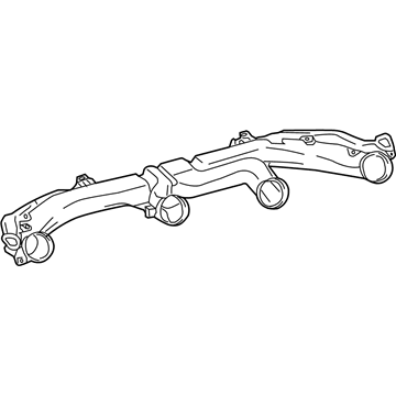 Toyota 55870-02010 Duct Assy, Heater To Register