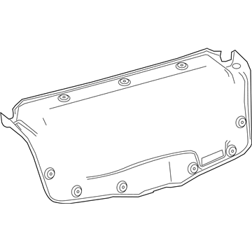 Toyota 64719-02280-C0 Trunk Lid Trim