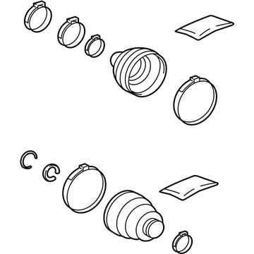 Toyota 04429-0R070 Boot Kit