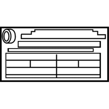 Toyota 42661-AC061 Tire Info Label