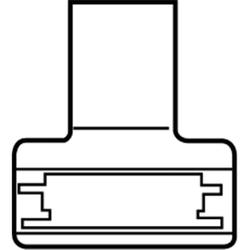 Toyota 74599-0E020 Air Bag Label