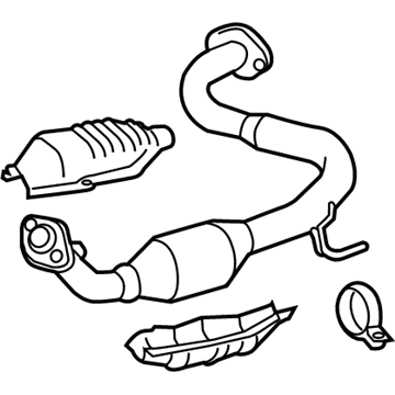 2021 Toyota Tacoma Exhaust Pipe - 17450-0P410