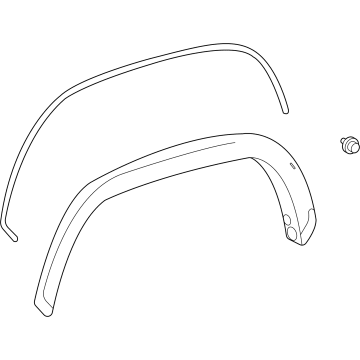 Toyota 75087-0C903 Wheel Opening Molding