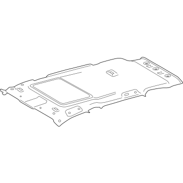 Toyota 63310-0A590-B0 HEADLINING ASSY, ROO