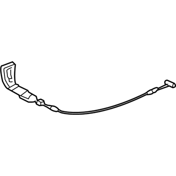 Toyota 78910-0C020-E0 Lock Cable, Rear Passenger Side