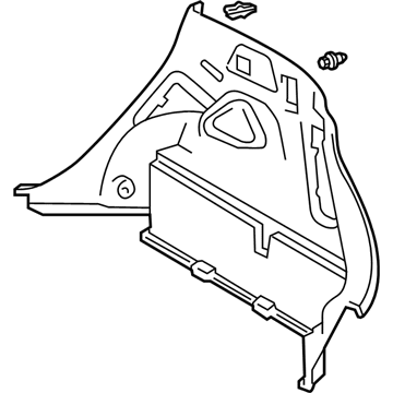 Toyota 64730-52220-B0 Side Trim Panel, Passenger Side