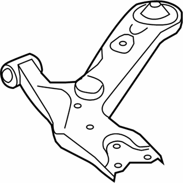 Toyota 48069-0R010 Front Suspension Control Arm Sub-Assembly, No.1 Left