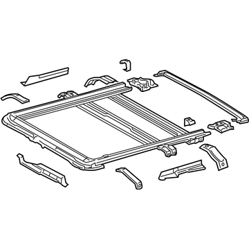 Toyota 63203-60061 Sunroof Frame