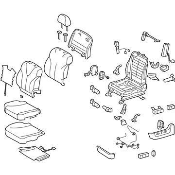 Toyota 71200-06A40-B4 Seat Assembly