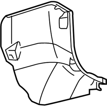 Toyota 62112-74020-C0 Cowl Trim, Driver Side