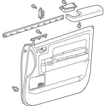 Toyota 67620-0C290-C1 Panel Assembly, Door Trim