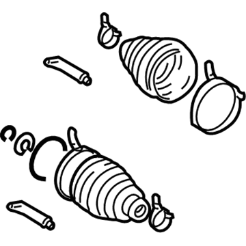 2017 Toyota Land Cruiser CV Boot - 04427-60093