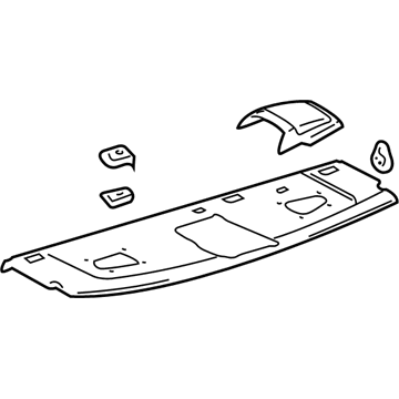 Toyota 64330-AC040-B1 Panel Assy, Package Tray Trim