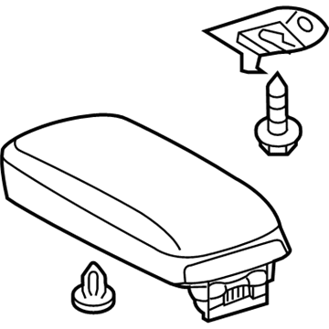 Toyota 58905-12821-B1 Door Sub-Assembly, Console Compartment