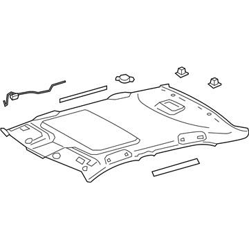 Toyota 63310-06322-B0 Headlining Assy, Roof