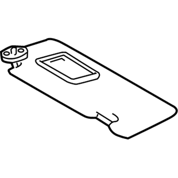 Toyota 74320-47282-B1 Sunvisor