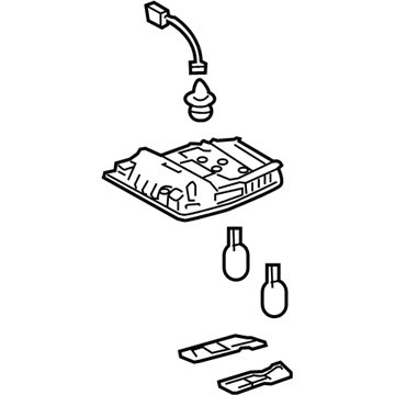 Toyota 81260-47230-B0 Map Lamp Assembly