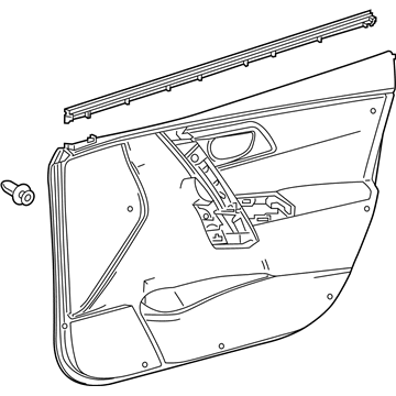 Toyota 67610-12Q90-C1 Door Trim Panel