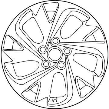 Toyota 42611-12D10 Wheel, Disc