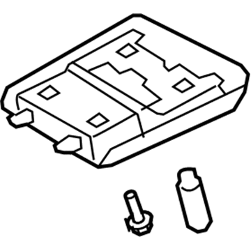 Toyota 63650-0C140-B0 Map Lamp Assembly