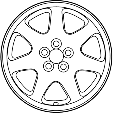 Toyota 42611-47400 Wheel, Alloy