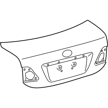 Toyota 64401-02830 Trunk Lid, Rear