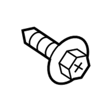 Toyota 90159-A0053 Bumper Cover Screw