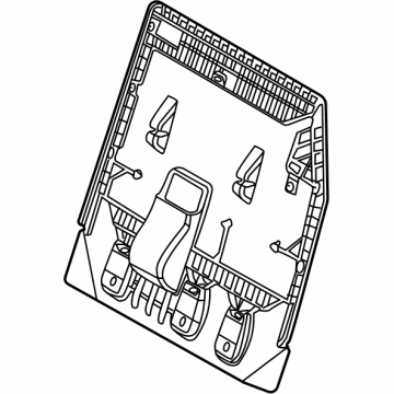 Toyota 71758-08030-C0 Cover, Rr Seat Back