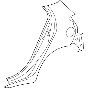 Toyota 61601-52590 Panel Sub-Assembly, QUAR