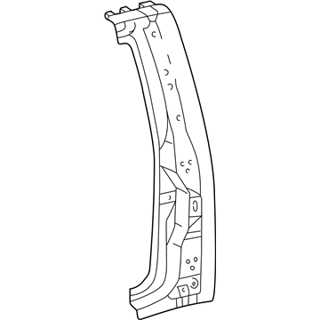 Toyota 61518-0C011 Reinforcement, Quarter Lock Pillar, LH