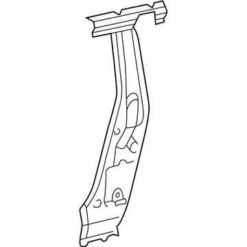 Toyota 61343-48020 Pillar, Center Body, Inner RH