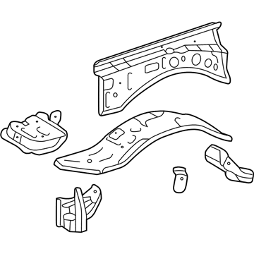 Toyota 53701-3D482 Apron Assembly