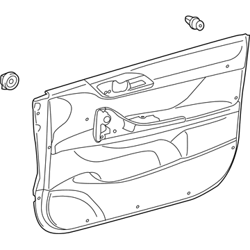 Toyota 67610-74040-C0 Panel Assembly, Front Door