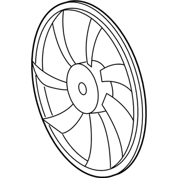 2016 Toyota Highlander Fan Blade - 16361-0P180