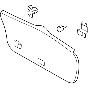 Toyota 67750-52080-B0 Board Assy, Back Door Trim