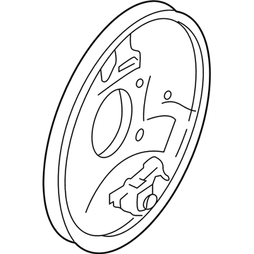 Toyota 47043-42030 Brake Backing Plate Sub-Assembly, Rear Right