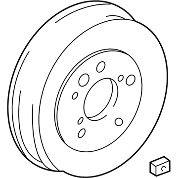 2004 Toyota RAV4 Brake Drum - 42431-28100