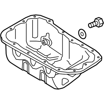 Toyota 12101-WB002 Oil Pan