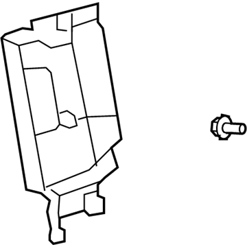 Toyota 62411-35044-B0 GARNISH, Center Pillar