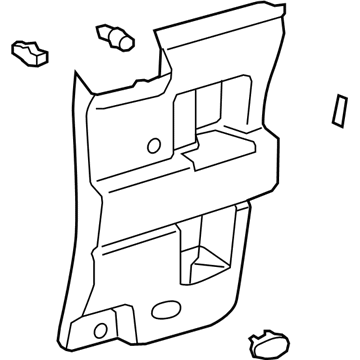 Toyota 67630-35A80-B3 Board Sub-Assy, Rear Door Trim, RH