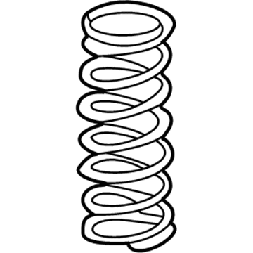 2000 Toyota Tacoma Coil Springs - 48131-04080