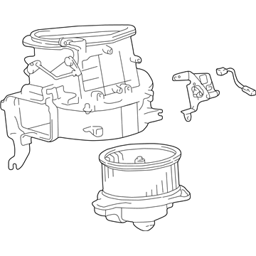 Toyota 87130-35140 Blower Assembly