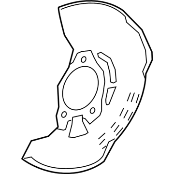 Toyota 47781-02270 Splash Shield