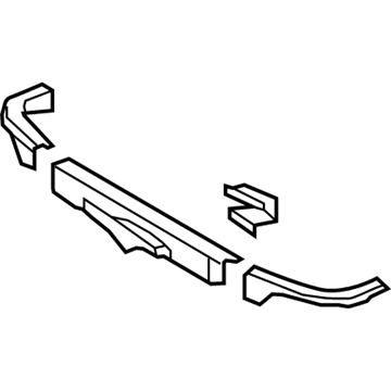 Toyota 53205-0C031 Upper Tie Bar