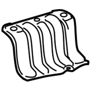 Toyota 58327-52121 Insulator, Main Muffler Heat